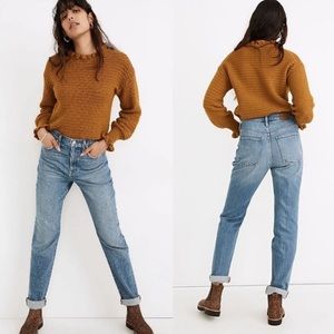 Madewell the high-rise slim boy jean in Neal wash